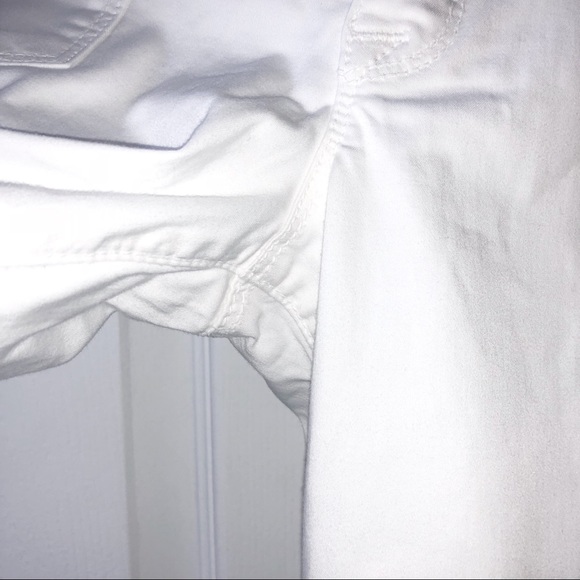 Wide Leg Flared White Pants - Picture 5 of 7